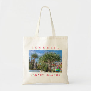 Tenerife trees view tote bag