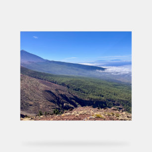 Tenerife view acrylic sign