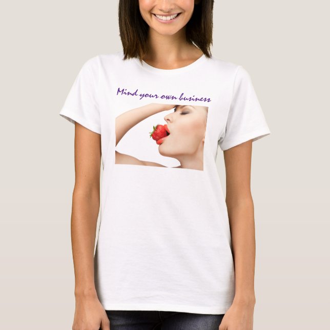 Tenez compte du t-shirt de votre femme d'affaires (Devant)