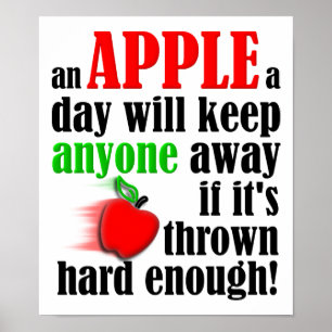 Tenez les gens loin Poster drôle