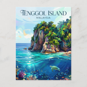 Tenggol Island Malaysia Postcard