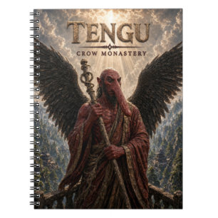 Tengu Crow Monastery Dark Cinema Notebook
