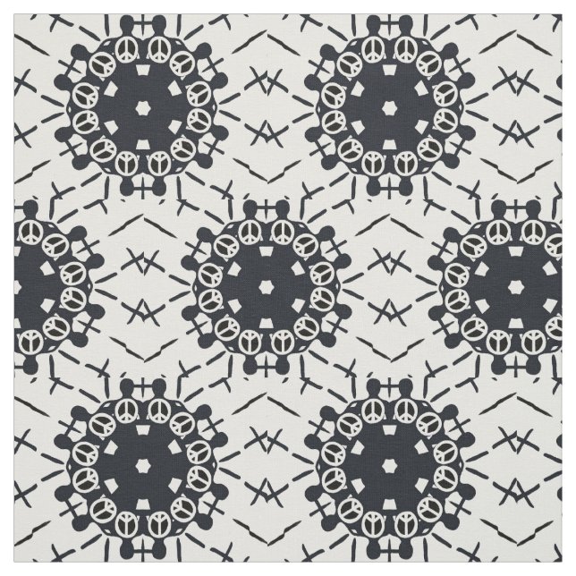 Tenir le tissu du cercle de paix (Échantillon)