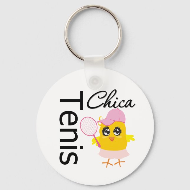 Tenis Chica Keychain (Front)