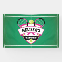 Tenis party backdrop