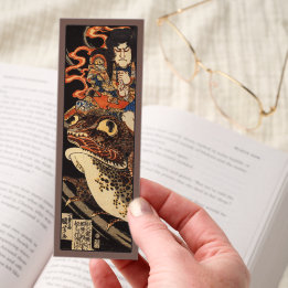 Tenjiku Tokubei Summons Giant Toad- Ukiyo-e