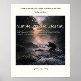 Tenkara Fishing Poster – Japanese Fly Fishing