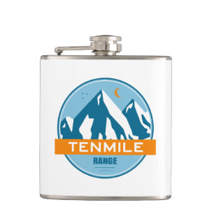 Tenmile Range Colorado Hip Flask