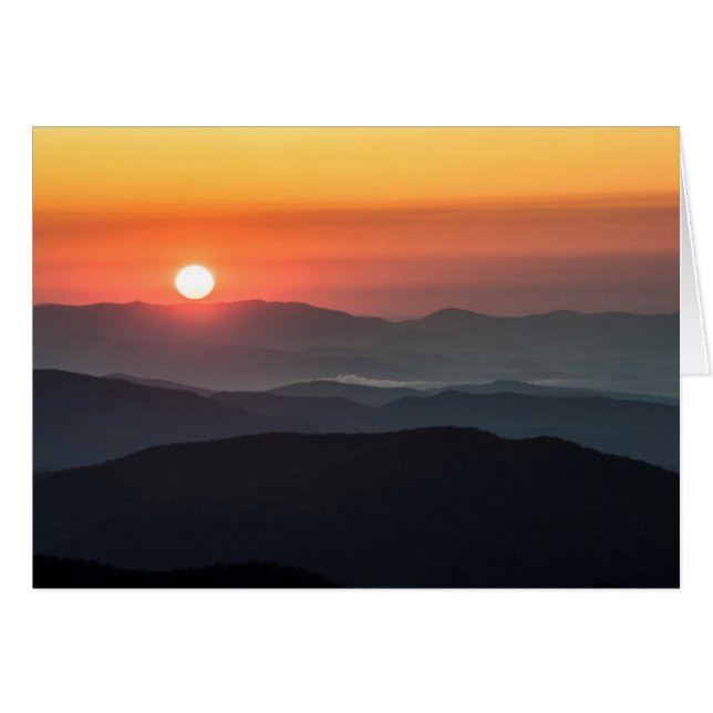 Tennant Mt, Graveyard Fields area, sunrise (Front Horizontal)