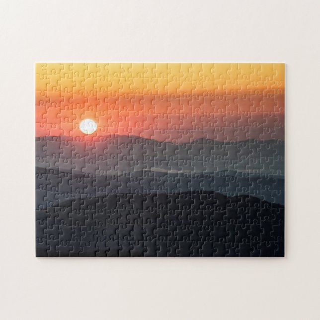 Tennant Mt, Graveyard Fields area, sunrise Jigsaw Puzzle (Horizontal)