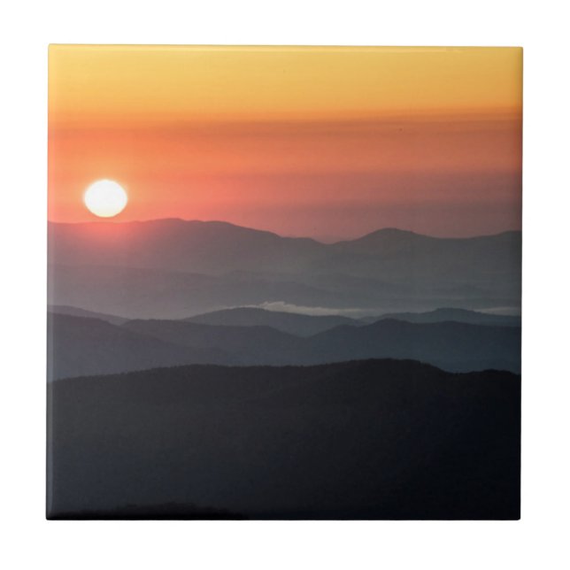 Tennant Mt, Graveyard Fields area, sunrise Tile (Front)