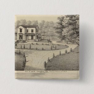 Tennant, Weldon residences 2 Inch Square Button