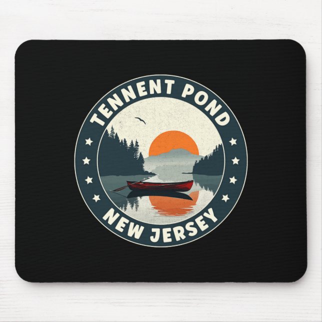 Tennent Nd New Jersey Sunset T Shirt  Mouse Pad (Front)