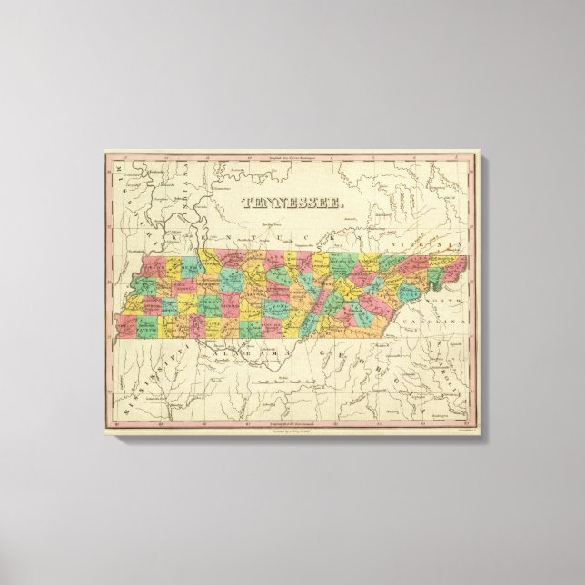 Tennessee 3 canvas print (Front)