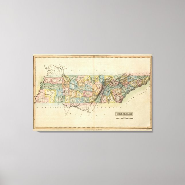 Tennessee 4 canvas print (Front)