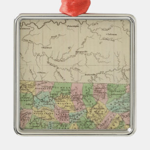 Tennessee 4 metal ornament