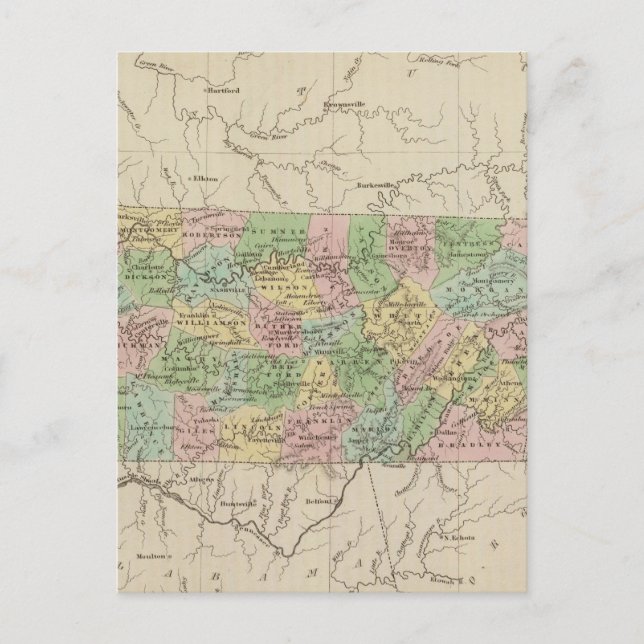 Tennessee 4 postcard (Front)