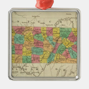Tennessee 7 metal ornament