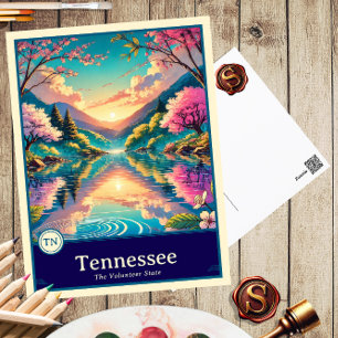 Tennessee Anime Style Cel Shaded Postcard