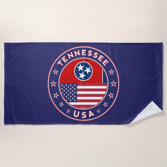 Tennessee Beach Towel (Front)