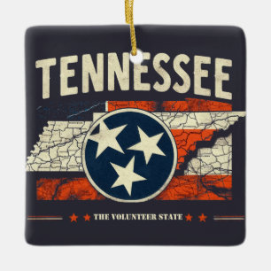Tennessee Ceramic Ornament