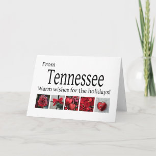 Tennessee  Christmas Card, state specific Holiday Card