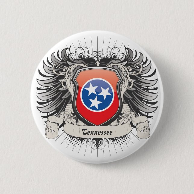 Tennessee Crest 2 Inch Round Button (Front)