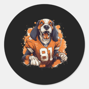 Tennessee Dog Sport Lovers Tennessee Tri Stars Classic Round Sticker