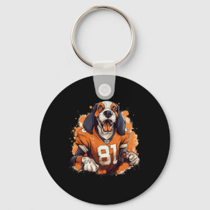 Tennessee Dog Sport Lovers Tennessee Tri Stars  Keychain