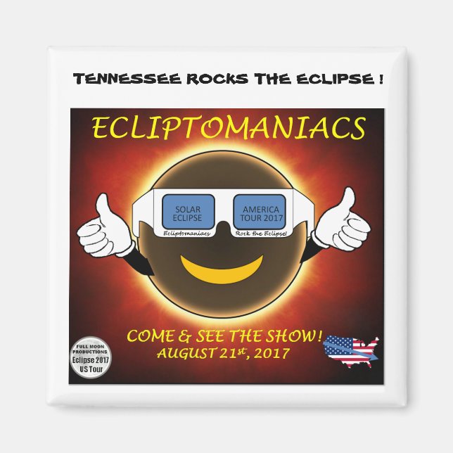TENNESSEE ECLIPSE MAGNET (Front)