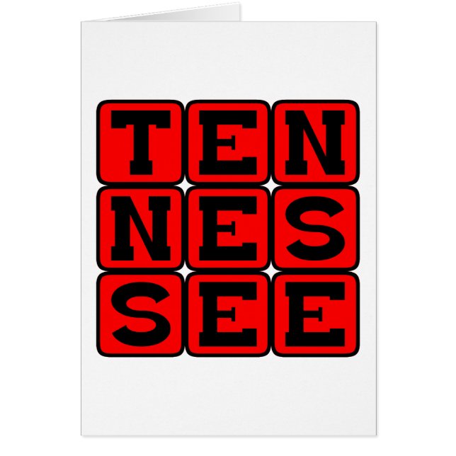 Tennessee, États-Unis (Devant)