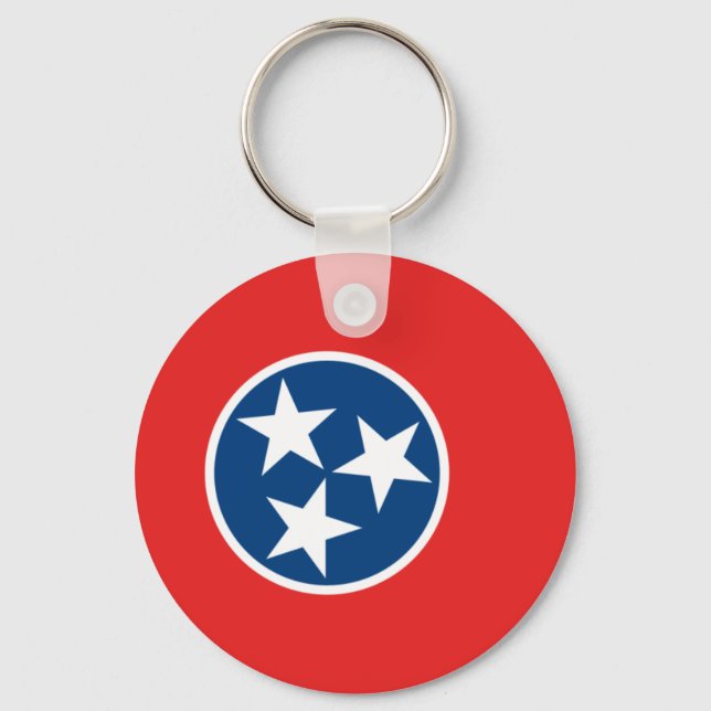 Tennessee Flag Keychain (Front)