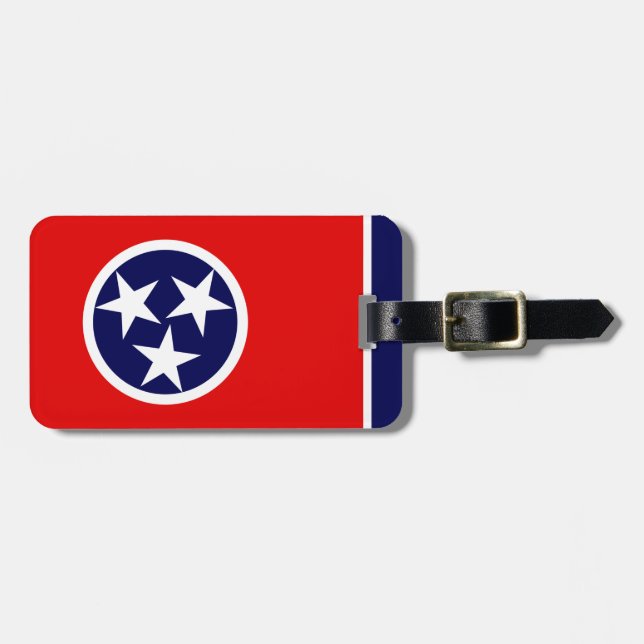 TENNESSEE Flag - Luggage Tag (Front Horizontal)