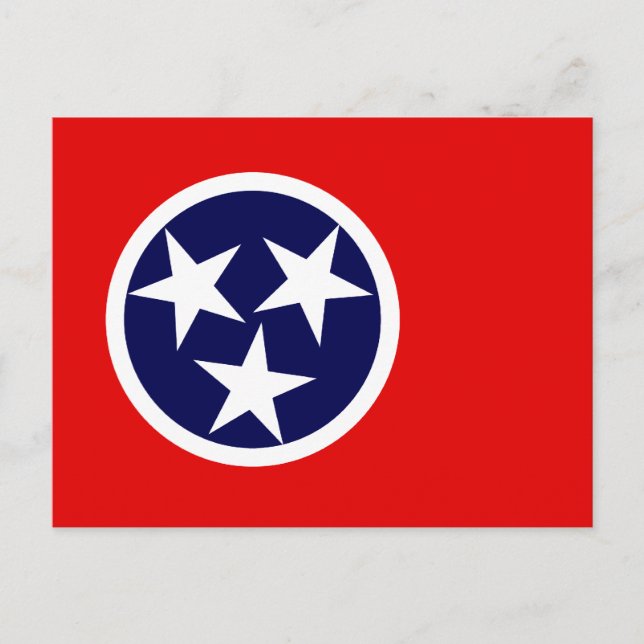 TENNESSEE FLAG POSTCARD (Front)