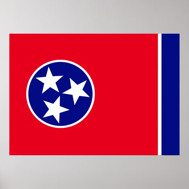 Tennessee flag poster (Front)