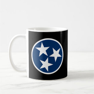 Tennessee Flag State Style Coffee Mug