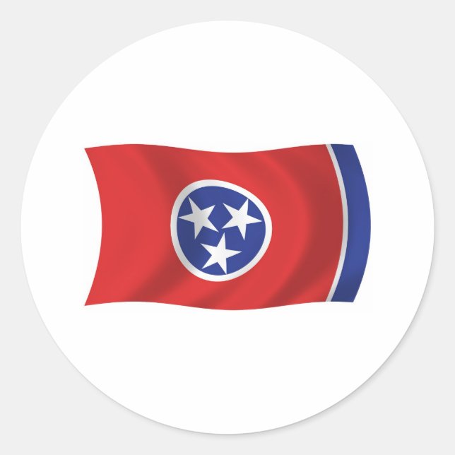 Tennessee Flag Sticker (Front)