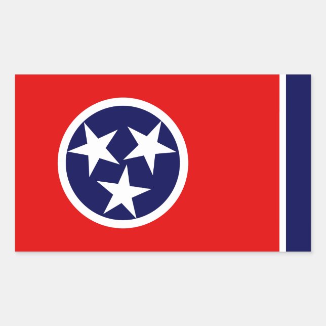 Tennessee Flag Sticker (Front)