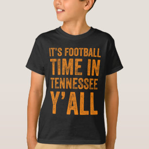 Tennessee Football It's Football Time In Tennessee T-Shirt