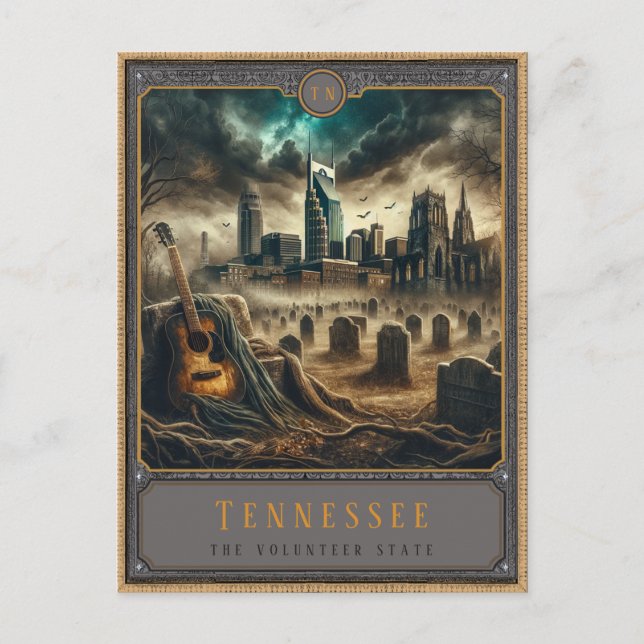 Tennessee | Gothic Art Postcard (Front)