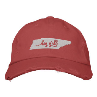 Tennessee Hey Y'all Hat - Red
