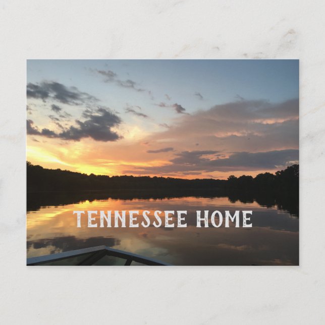 TENNESSEE HOME lake photograph | Postcard (Front)