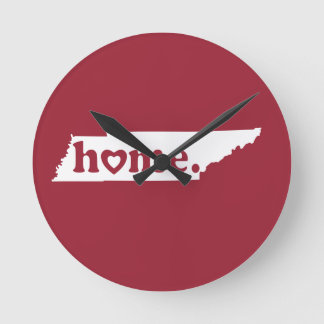Tennessee Home Round Clock