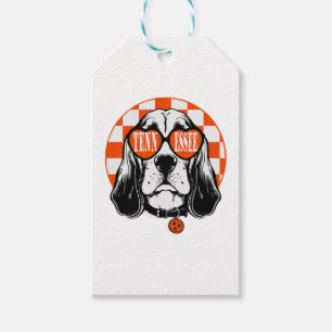 Tennessee Hound Orange White Rocky Top TN Dog Gift Tags