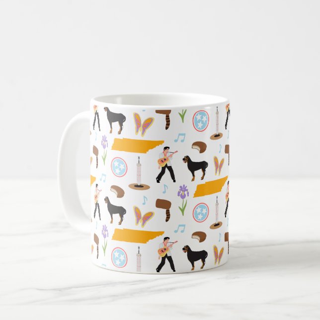 Tennessee Icons Coffee Mug (Front Left)