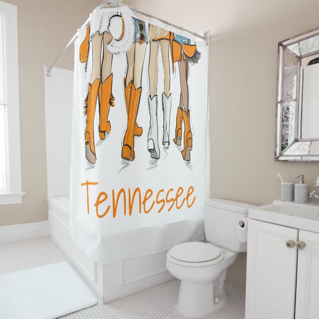 Tennessee Ladies Cowboy Boots Orange Fashion  (In Situ)