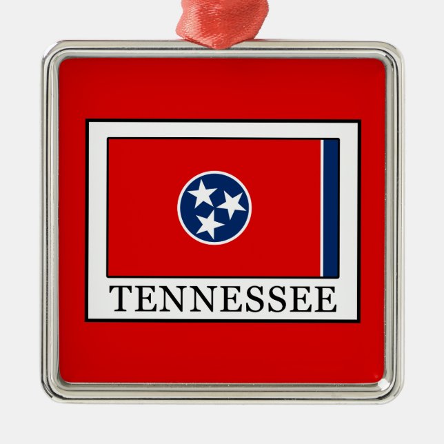 Tennessee Metal Ornament (Front)