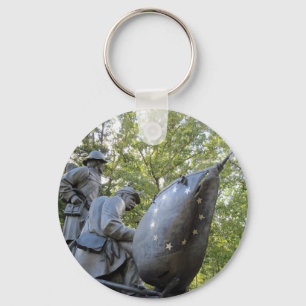Tennessee Monument Shiloh National Military Park Keychain