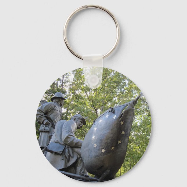 Tennessee Monument Shiloh National Military Park Keychain (Front)