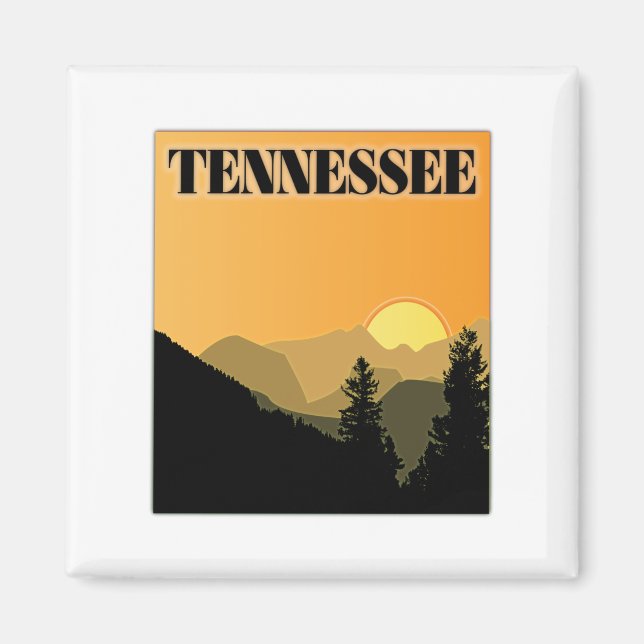 Tennessee Mountains Magnet (Front)